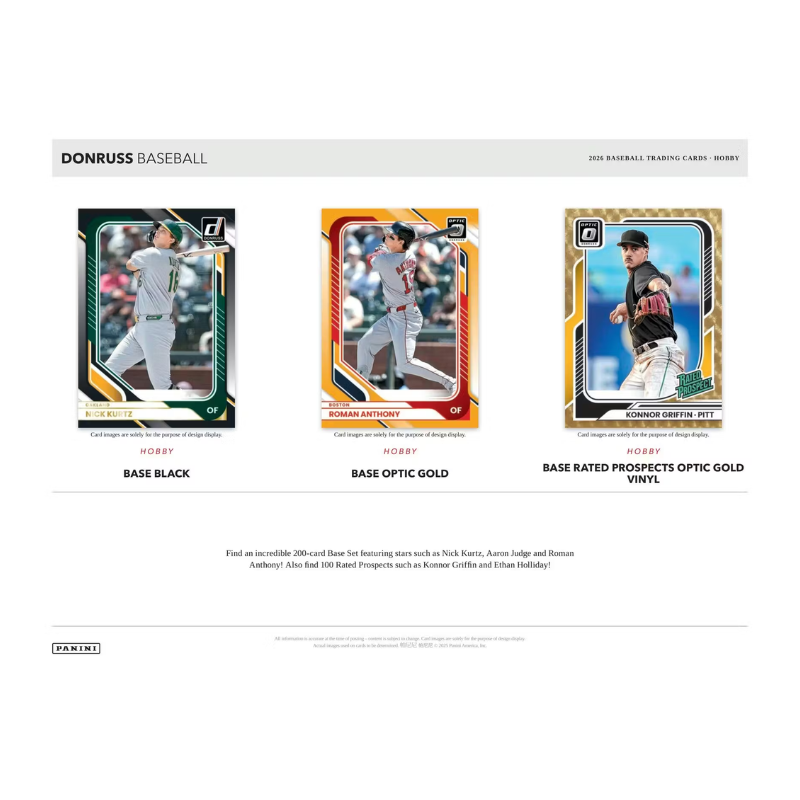 2026 Panini Donruss Baseball Hobby Box - Image 3